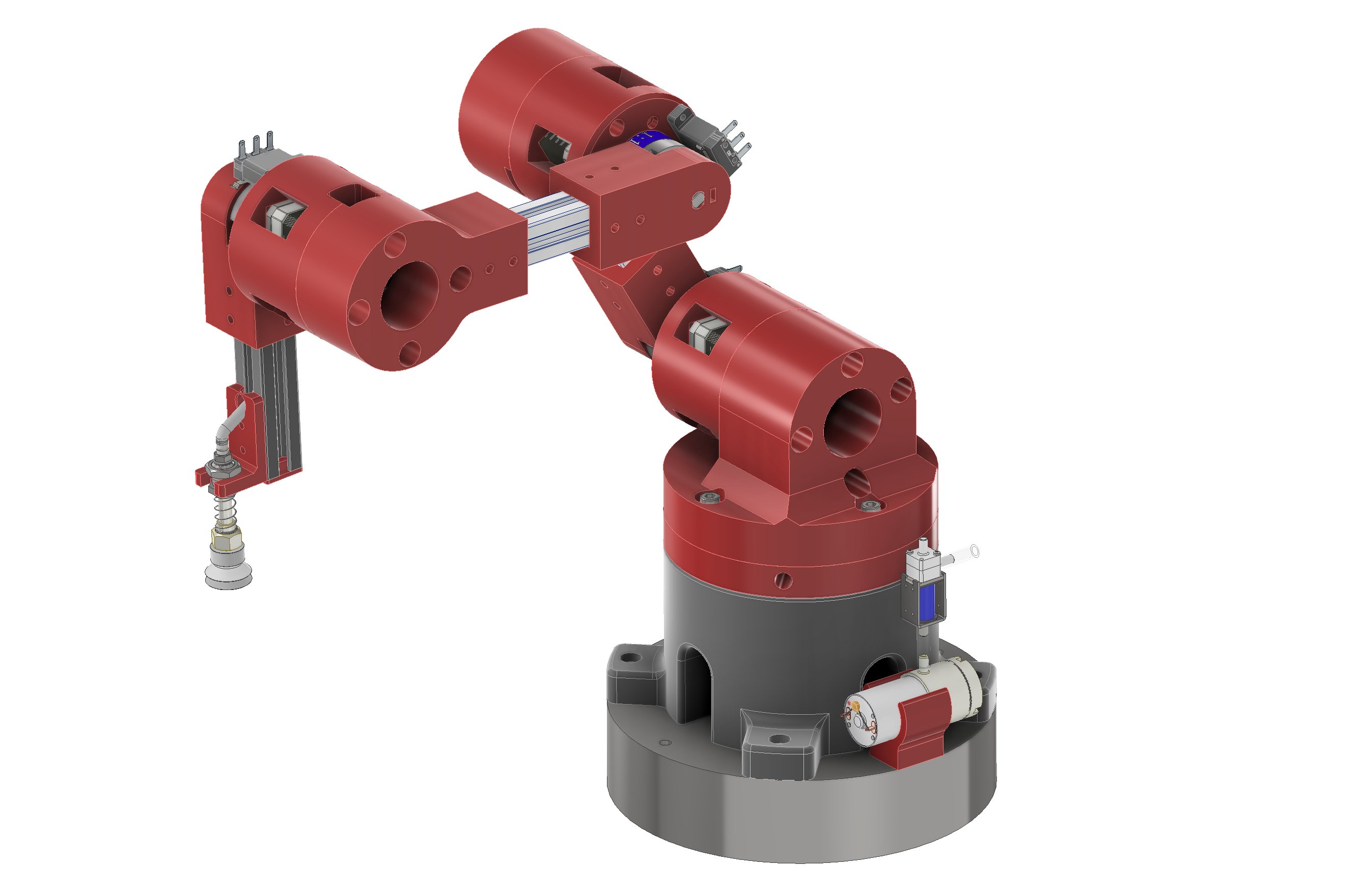anthropomorphic robot with nema17