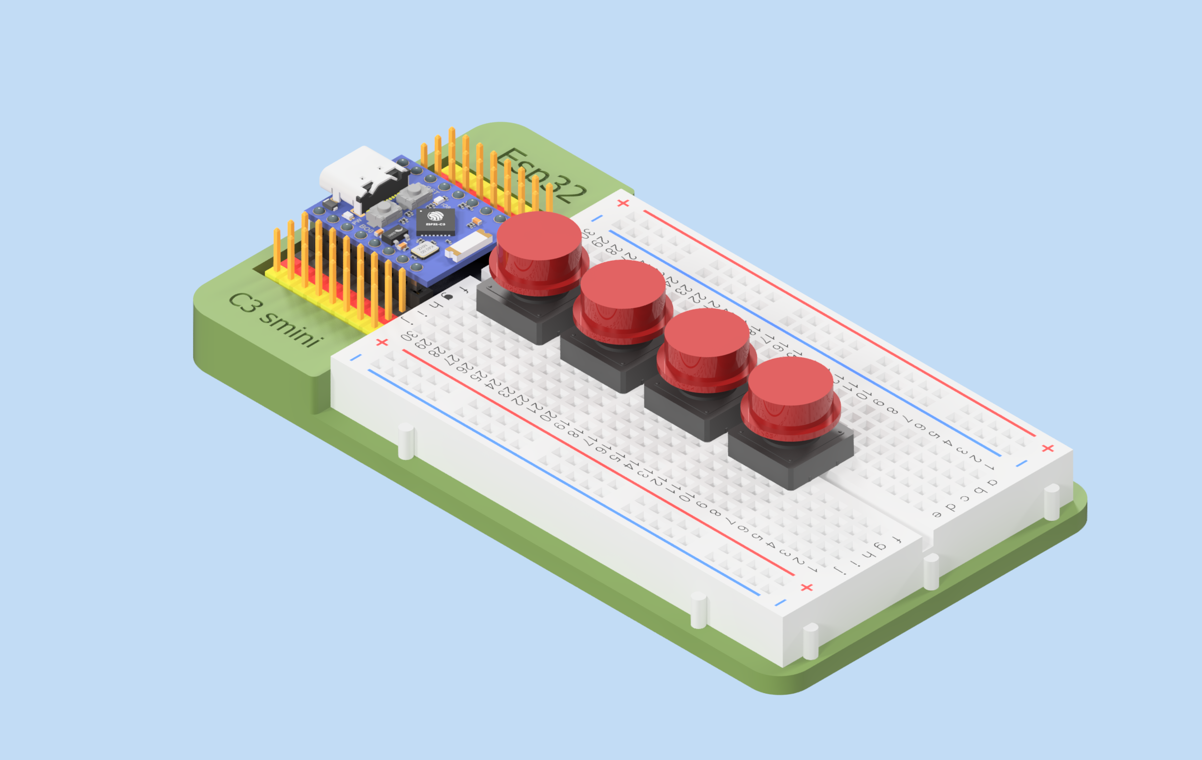 esp32 c3 supermini box