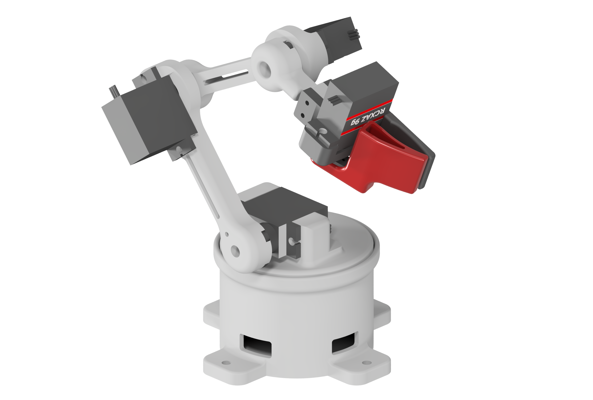 mini anthropomorphic robot digital servo rcxaz 9g