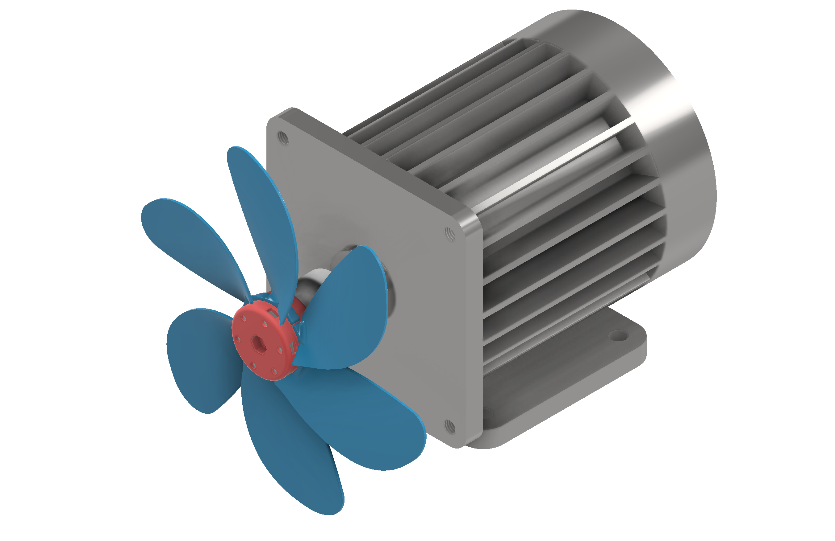 modular fan 3 6 spiral blades