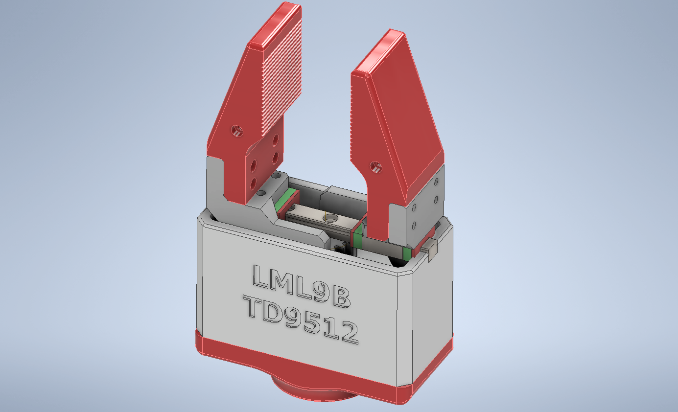 parallel finger robotic gripper td9512 mgn7c