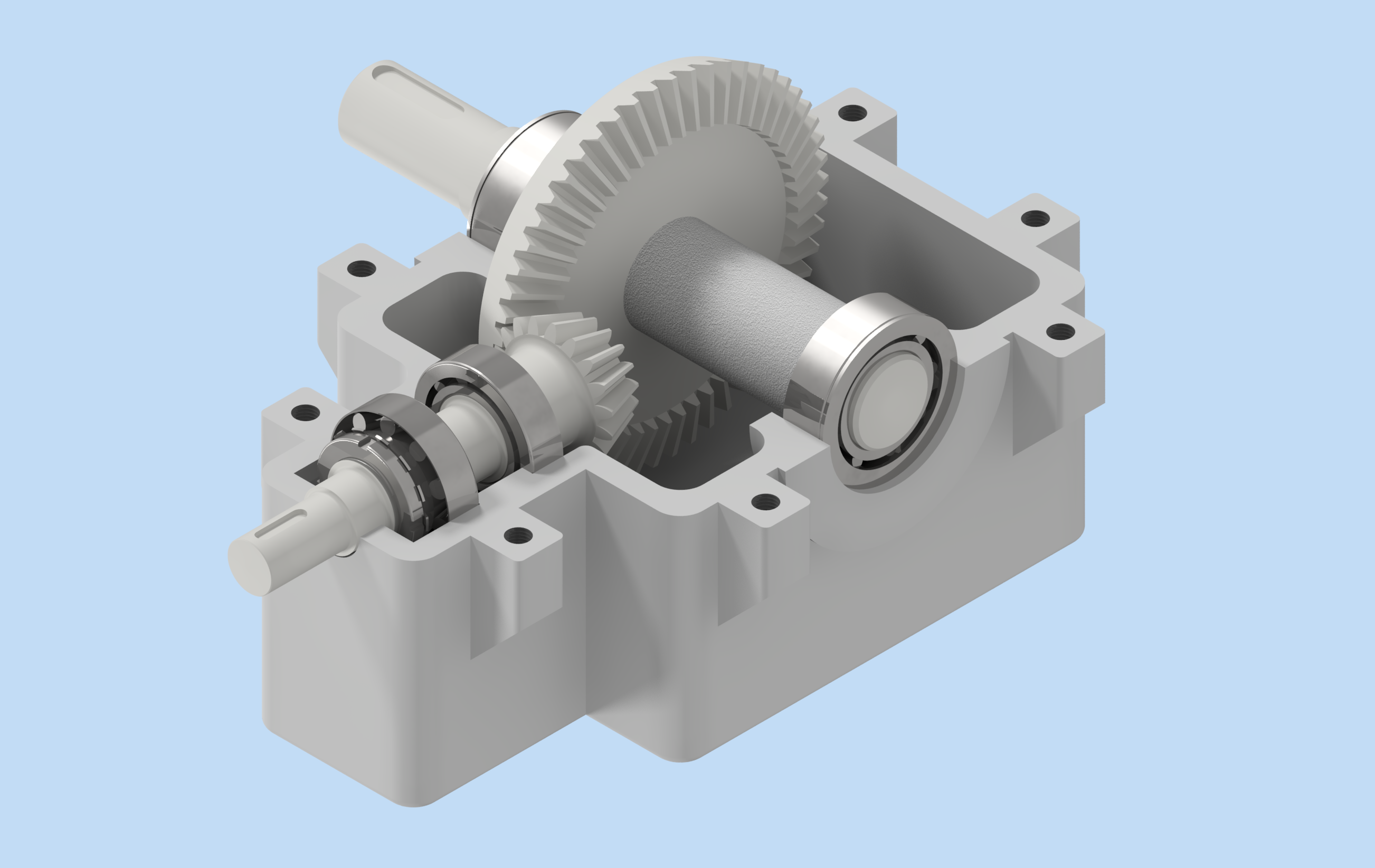 simple bevel gear reducer