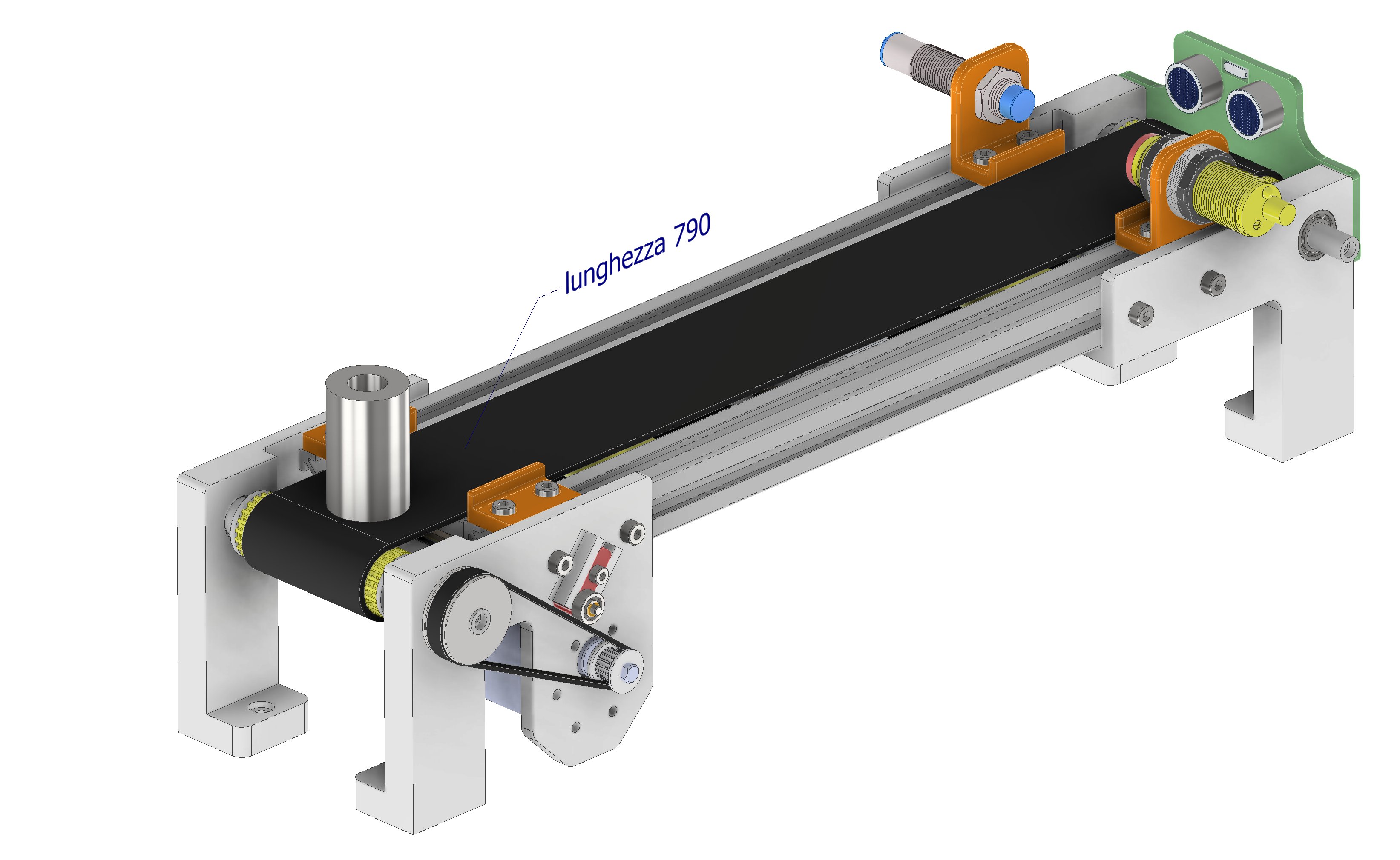 simple conveyor belt width 200mm 50mm