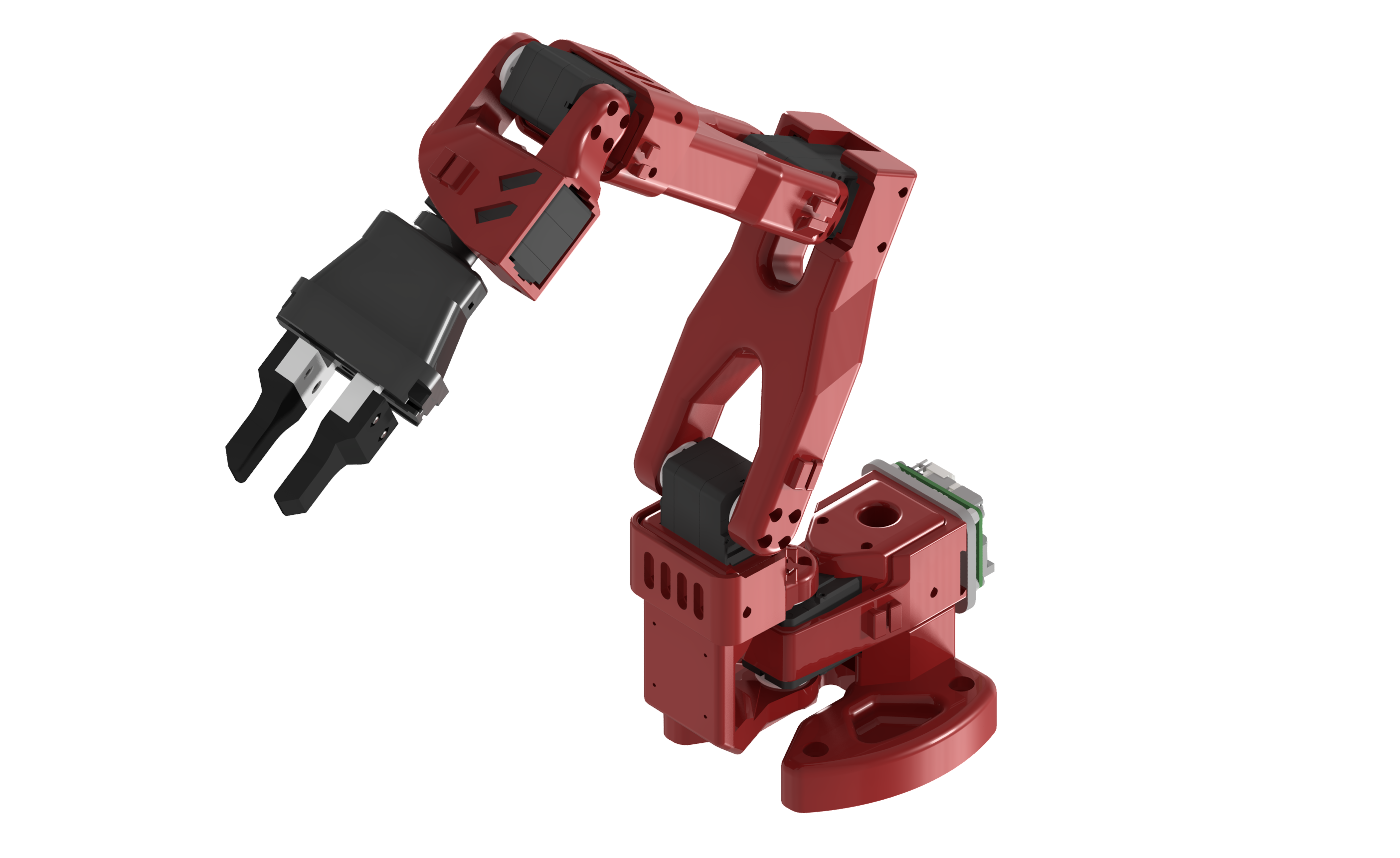 standard open so 101 arms with parallel gripper
